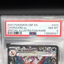 2 Graded PSA Pokemon Cards Charizard Ex Rare Illustration 223/197 Promo 074 - Image 4