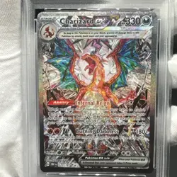 2 Graded PSA Pokemon Cards Charizard Ex Rare Illustration 223/197 Promo 074 - Image 5