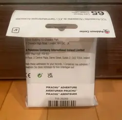 New Pokemon Center TCG Pikachu Adventure Green Full Color 65 Card Sleeves Pack - Image 2