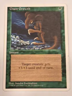 Giant Growth - 4th Edition Core Set - Magic the Gathering MTG Nice! - Image 1