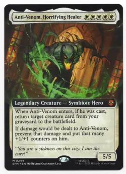 Magic MTG Marvel's Spider-Man Anti-Venom Horrifying Healer Extended Art M0244 - Image 1