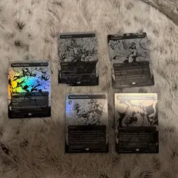 Secret Lair X Marvel Spider-man: Venom Unleashed (Inks) Rainbow Foil Edition MTG - Image 1