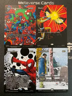 Magic MTG Comeuppance Rest in Peace Borderless Marvel Spider-Man Lot*4 - Image 1