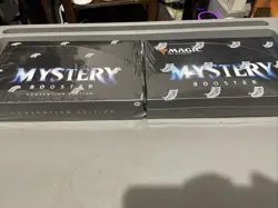 2019 MTG Mystery Booster Box Retail & 2021 MTG Mystery Booster Box Conv MINT OOP - Image 1