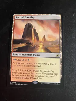 MTG - NM - Sacred Foundry - Edge of Eternities - Image 1