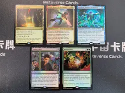 Magic MTG Parker Luck Venom Blast Foil Marvel Spider-Man Lot*5 - Image 1