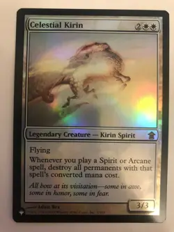 Celestial Kirin - FOIL Mystery Boosters *NM* Magic: The Gathering (MTG) TCG - Image 1