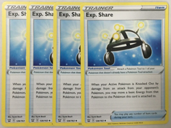 POKEMON 4X EXP. SHARE 126/163 BATTLE STYLES UNCOMMON NEAR MINT-PLAYSET - Image 1