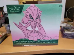 Pokemon Center Paradox Rift Elite Trainer Box Paradox Rift PC Etb Iron Valiant - Image 1