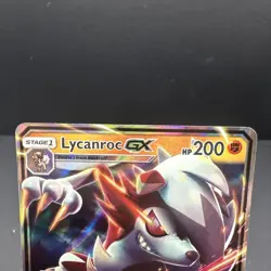 Pokemon TCG Lycanroc GX Sun & Moon: Guardians Rising 74/145 Holo Ultra Rare - Image 3