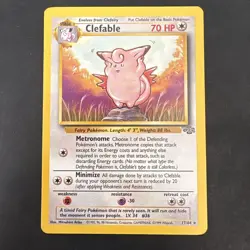 Vintage Pokemon Clefable Jungle Non-holo Rare nm - Image 1