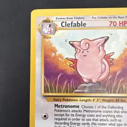 Vintage Pokemon Clefable Jungle Non-holo Rare nm - Image 3