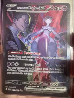 Pokemon TCG: Team Rocket's Mewtwo ex 231/182 SIR Destined Rivals - Image 3