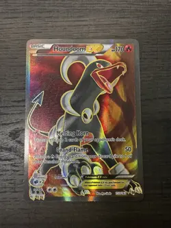 Houndoom EX (Full Art) 153/162 XY Breakthrough Pokemon TCG - Image 1