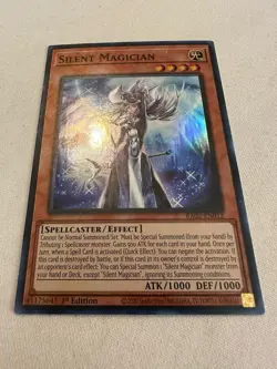 Yu-Gi-Oh! Silent Magician RA02-EN012 Super Rare 1st Ed Near Mint - Image 1