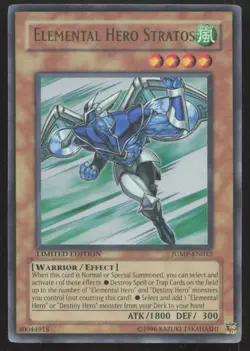 Yu-Gi-Oh Shonen Jump Magazine Promos #JUMP-EN012 Elemental Hero Stratos [DMG,UR] - Image 1