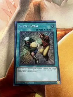 Snatch Steal Secret Rare BLTR-EN096 Misprint Miscut Near Mint Yugioh - Image 1