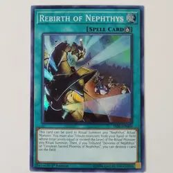 Rebirth of Nephthys - HISU-EN009 - NM/VLP - Super Rare - 1st ed - Yugioh - Image 1