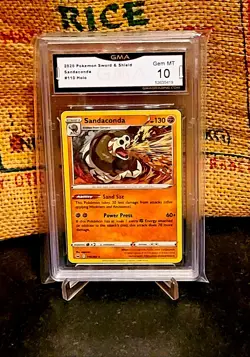 2020 sandaconda-holo swsh GMA 10 gem mint #110 Pokemon Card - Image 1