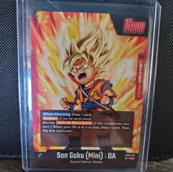 Son Goku (Mini) DA Leader FB05-001 Alt Art New Adventure Dragon Ball Super Card - Image 2