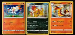 Pokemon Lot Of 3 Pokemon HOLO Cards e - Image 1
