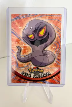 Arbok #24 TOPPS Pokemon Card 1999 Nintendo Red Logo - Image 1