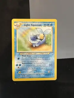 Pokemon Card - Light Vaporeon Neo Destiny 52/105 Uncommon - Image 1