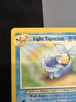 Pokemon Card - Light Vaporeon Neo Destiny 52/105 Uncommon - Image 2