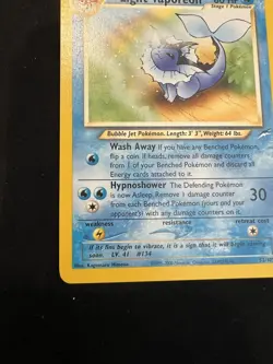 Pokemon Card - Light Vaporeon Neo Destiny 52/105 Uncommon - Image 4