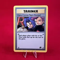 Trainer: Here Comes Team Rocket! 71/82 Team Rocket 1st Edition Pokemon Card - Image 1