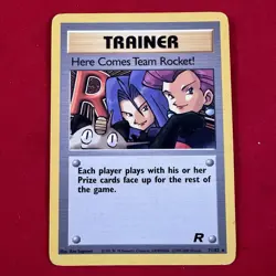 Trainer: Here Comes Team Rocket! 71/82 Team Rocket 1st Edition Pokemon Card - Image 2