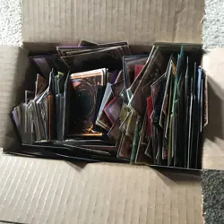 Massive 400+ YUGIOH Card Lot Mixed Collection Some Old Some New Overflowing Box - Image 1