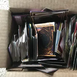 Massive 400+ YUGIOH Card Lot Mixed Collection Some Old Some New Overflowing Box - Image 3