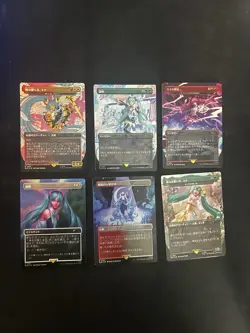 6 MTG Hatsunke Miku Cards From Secret Lair Sakura Superstar JPN (No Bonus Card) - Image 1