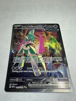 Pokemon Iron Valiant EX TCG Card 249/182 Paradox Rift Illustration Rare NM Holo - Image 4