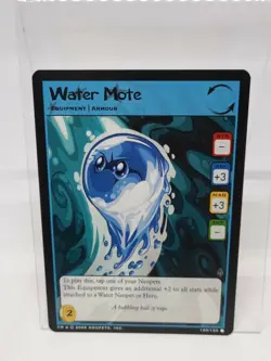 NEOPETS TRADING CARD GAME CURSE OF MARAQUA WATER MOTE 120/120 COMMON 2005 - Image 1