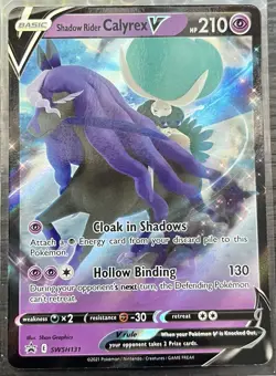 Shadow Rider Calyrex V SWSH131 Sword & Shield Promo Cards Holo MINT - Image 1
