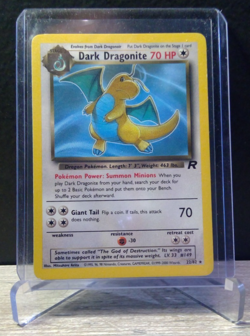 Dark Dragonite 22/82 Team Rocket Non-Holo Rare Pokemon Card WOTC - LP+ - Image 1