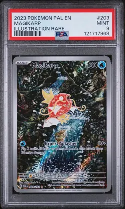 PSA 9 Mint Magikarp 2023 Paldea Evolved 203/193 Holo Pokemon Card - Image 1