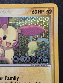 Plusle 44/107 EX Deoxys Pokemon Card Reverse Holo Foil Rare HP - Image 4