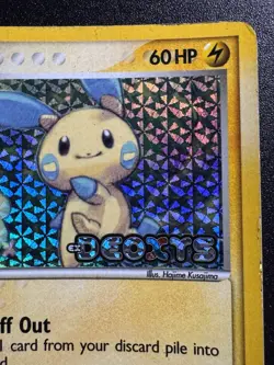 Minun 41/107 EX Deoxys Pokemon Card Reverse Holo Foil Rare HP - Image 4