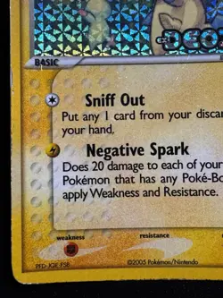 Minun 41/107 EX Deoxys Pokemon Card Reverse Holo Foil Rare HP - Image 5