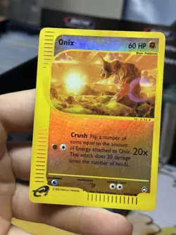 Onix 98/147 Aquapolis 2002 Reverse Holo E-Series Vintage Pokemon Card TCG - Image 3