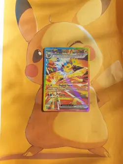 Jolteon EX Prismatic Evolutions 153/131 ⚡CUST0M DISPLAY Card⚡ - Image 2