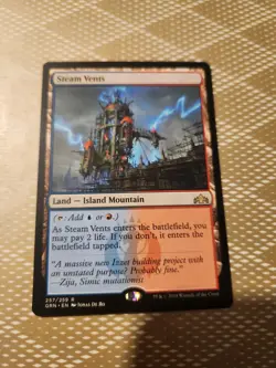 Steam Vents Guilds of Ravnica NM MTG Non-Foil - Image 1