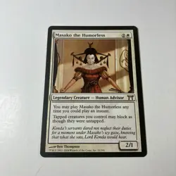 MTG MASAKO THE HUMORLESS - Champions of Kamigawa - Human Advisor - LP Magic Card - Image 1