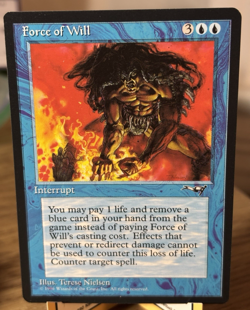 Magic The Gathering Force of Will - Alliances 1996 - LP/NM - MTG Uncommon - Image 1