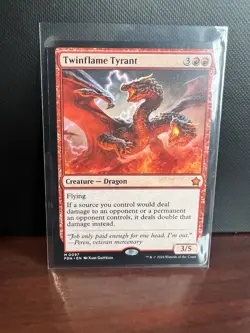 Mtg Twinflame Tyrant Foundations Regular Mythic Rare - Image 1