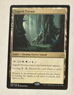 Zagoth Triome Ikoria: Lair of Behemoths 259/274 Regular Rare NM MTG - Image 1