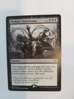 Profane Transfusion Commander Legends Regular - Image 1